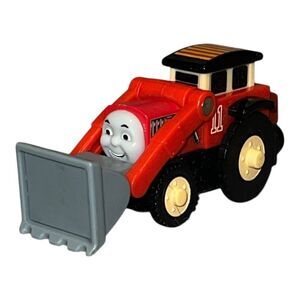 Jack Bulldozer Tank Engine Thomas the Train Wooden Railway Friends Red 2003 VTG